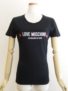 ハート+ロゴ プリント Tシャツ   W4H1904-E1951