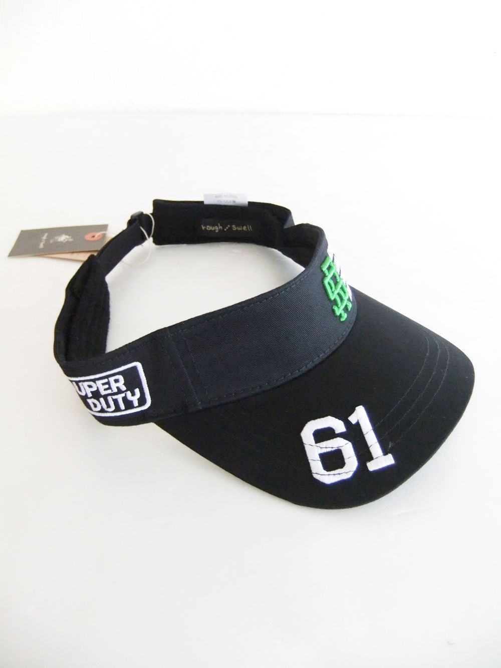 TOUR SUN VISOR (ブラック) ロゴ入り サンバイザー  RSA-23004