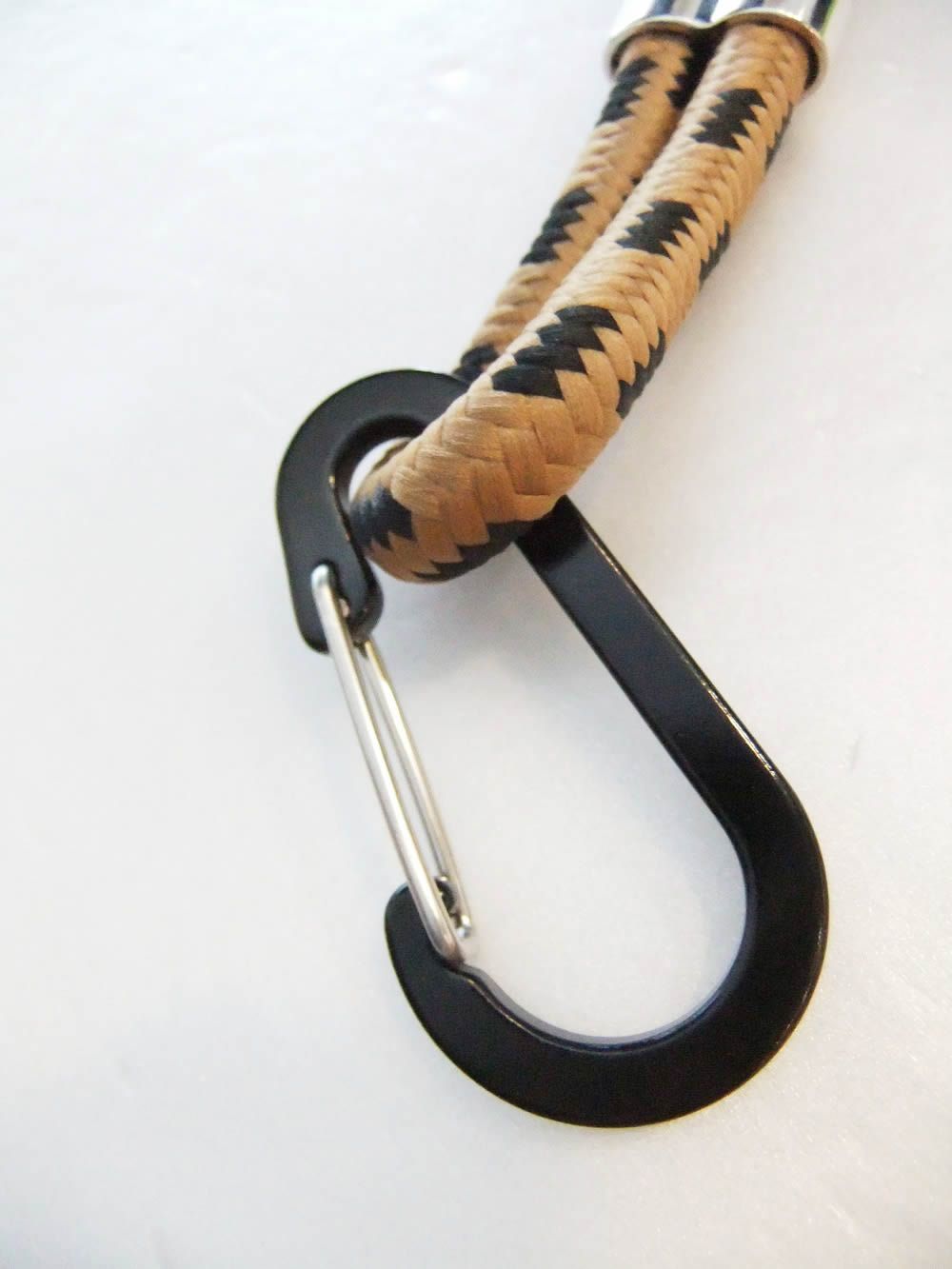 【MICALLE MICALLE Account】 ショルダー ストラップ  (ブラウン×ブラック)   MAG108ODE