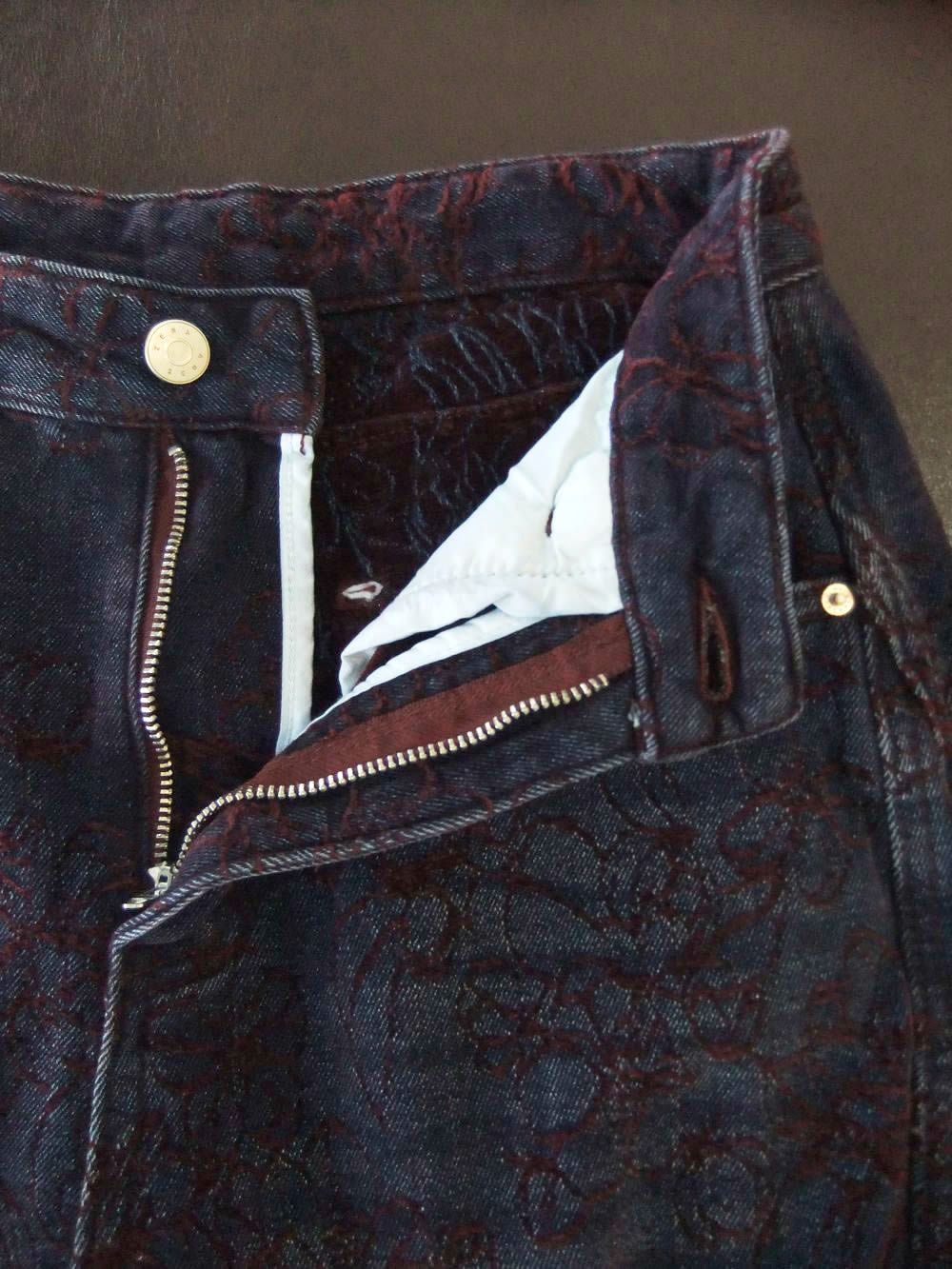 モールジャガード ワイド ストレート デニム   MMK119PDA