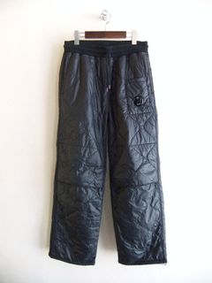 DIAGONAL RAISED FLEECE MIXED QUILTED SWEATPANTS キルティング イージーパンツ