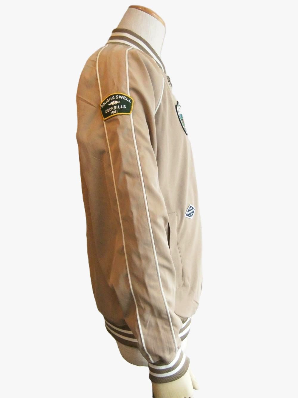 DUCKBILLS PATCH JACKET   (ベージュ)  ジップアップ ブルゾン    RSM-26246