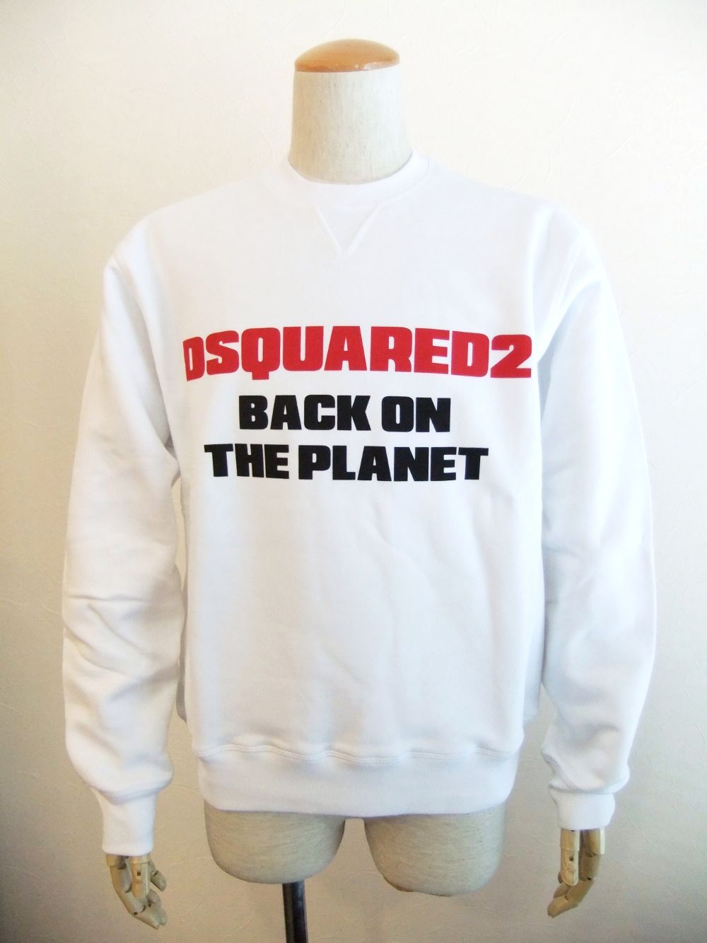 BACK ON PLANET SWEATSHIRT ロゴ スウェットシャツ （ホワイト） S71GU0554 - S