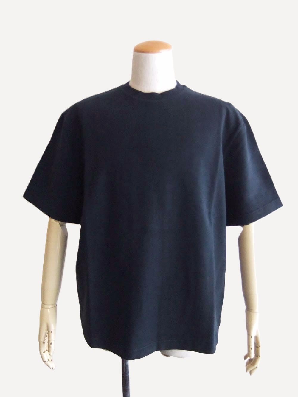 IF TEE  ミニ裏毛 クルーネック 半袖Tシャツ ( ネイビー )