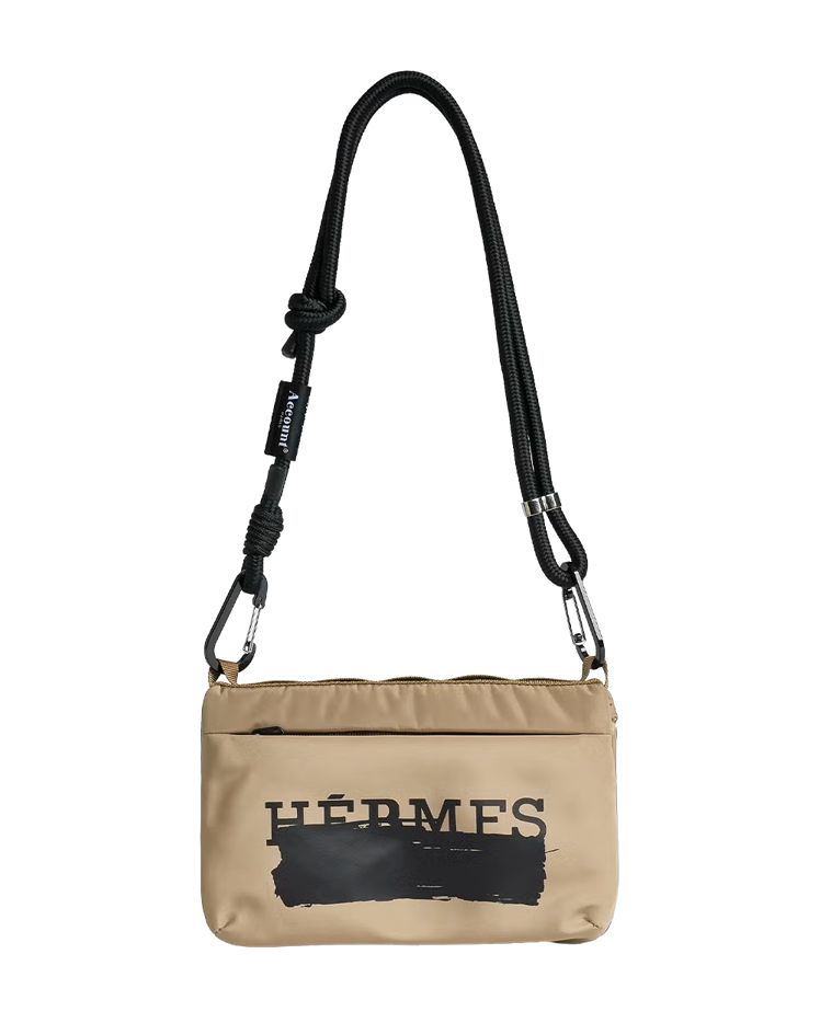 【MICALLE MICALLE Account】 HOMMAGE  HFRMFS SHOULDER BAG（FOLDABLE）STRAP SET  (ベージュ) オマージュ ショルダーバッグ  MAC100GEE