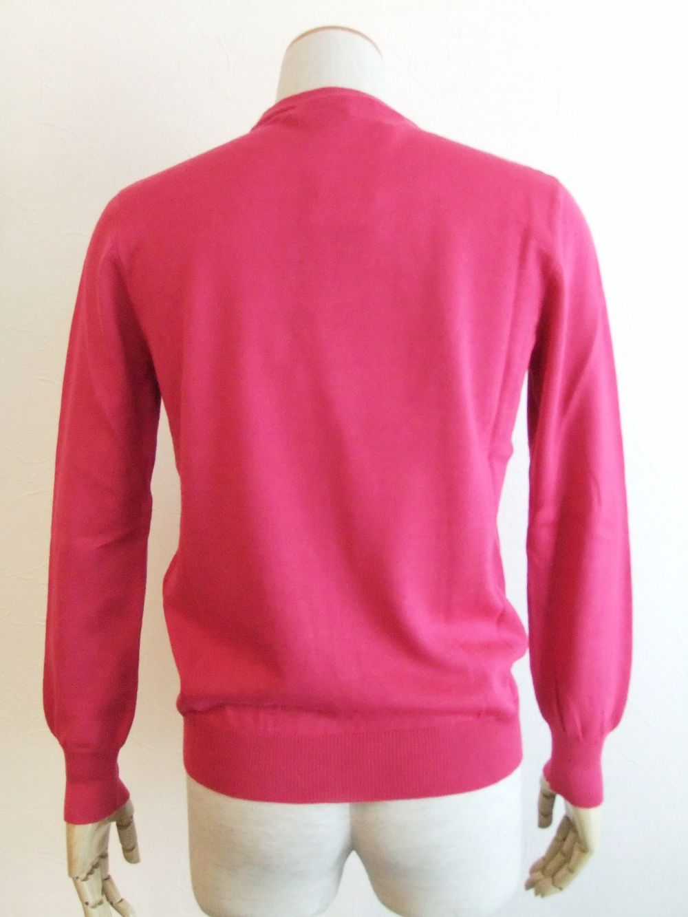 WOOL CREW NECK SWEATER  ( ピンク ) ウール クルーネックセーター