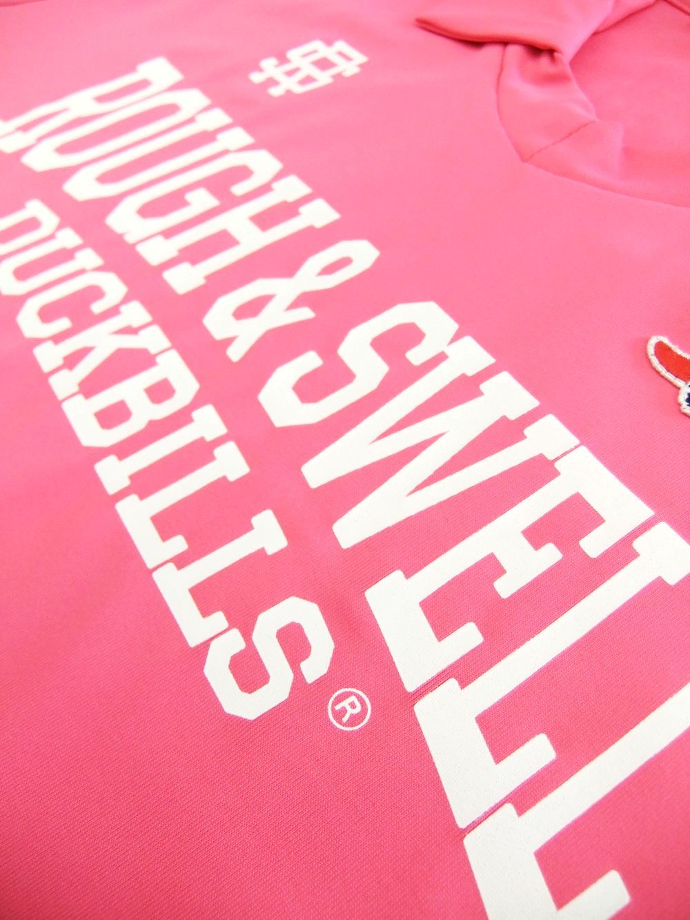 【LADIES】DUCKBILLS SKIPPER W.  (ピンク)   半袖スキッパーポロ  RSL-21012