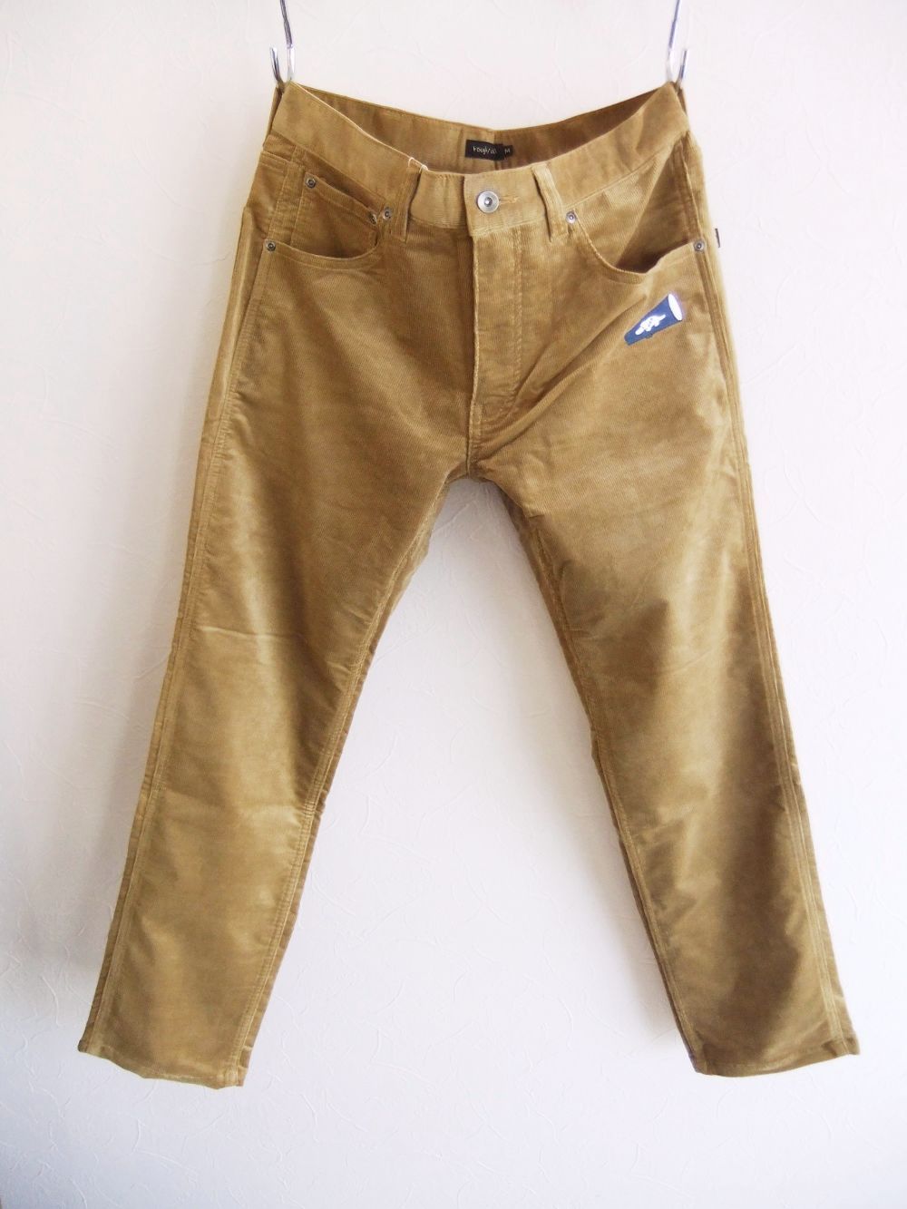COURTNEY PANTS  (ベージュ) コットンストレッチ コーデュロイ 5Pパンツ   RSM-24263