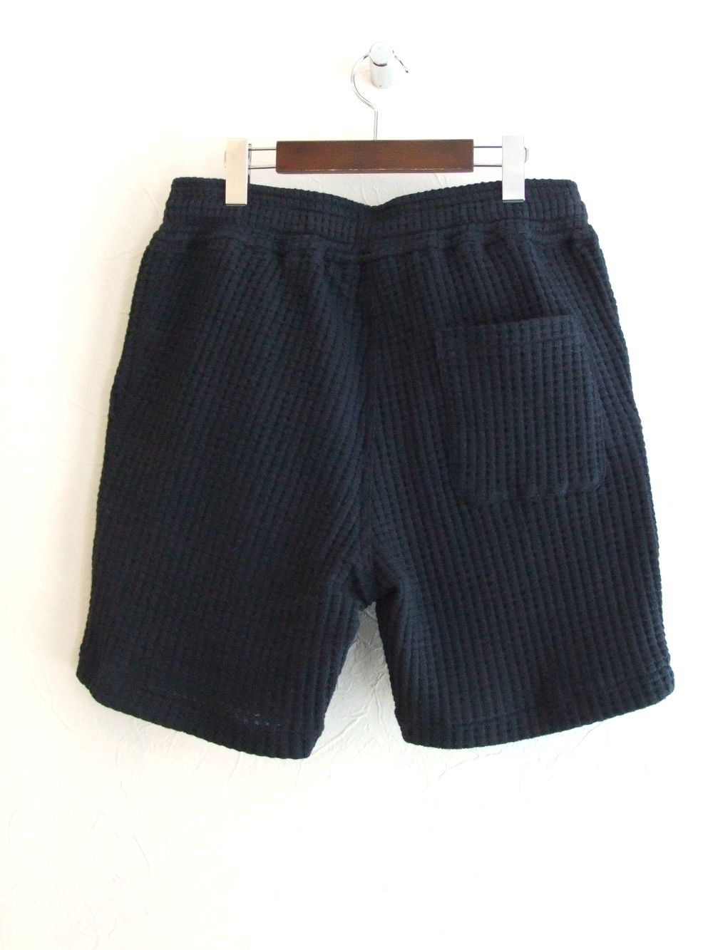 ONI WAFFLE   コットンワッフル ショートパンツ  ( ネイビー )
