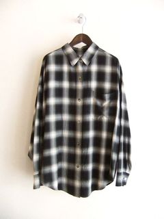 Cellulose Check Shirt  セルロース チェック シャツ   535943