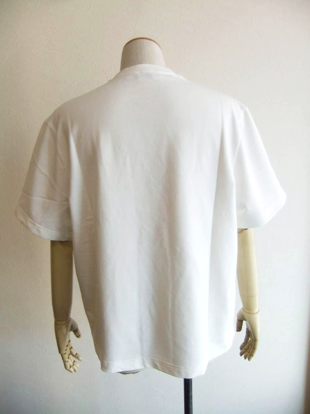 IF TEE  ミニ裏毛 クルーネック 半袖Tシャツ ( ホワイト )