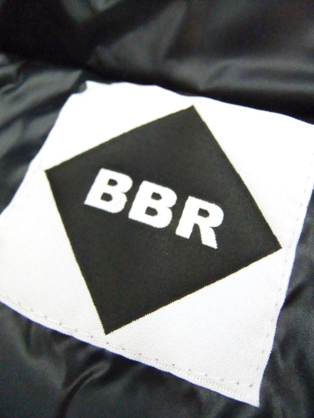 BBR  ダウン × ニット ハイブリッド ロング ダッフル コート  (チャコール)