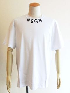 ブラッシュストローク ロゴTシャツ (ホワイト)   3240MM96-227298