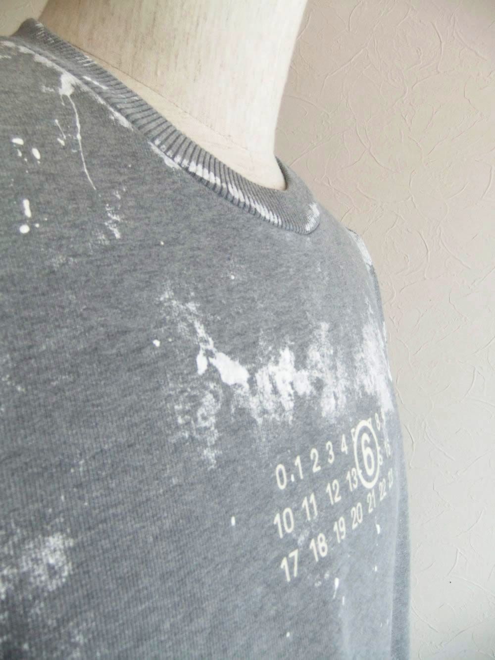 《MM➅》 Maison Margiela  SPRAY PRINT スウェット