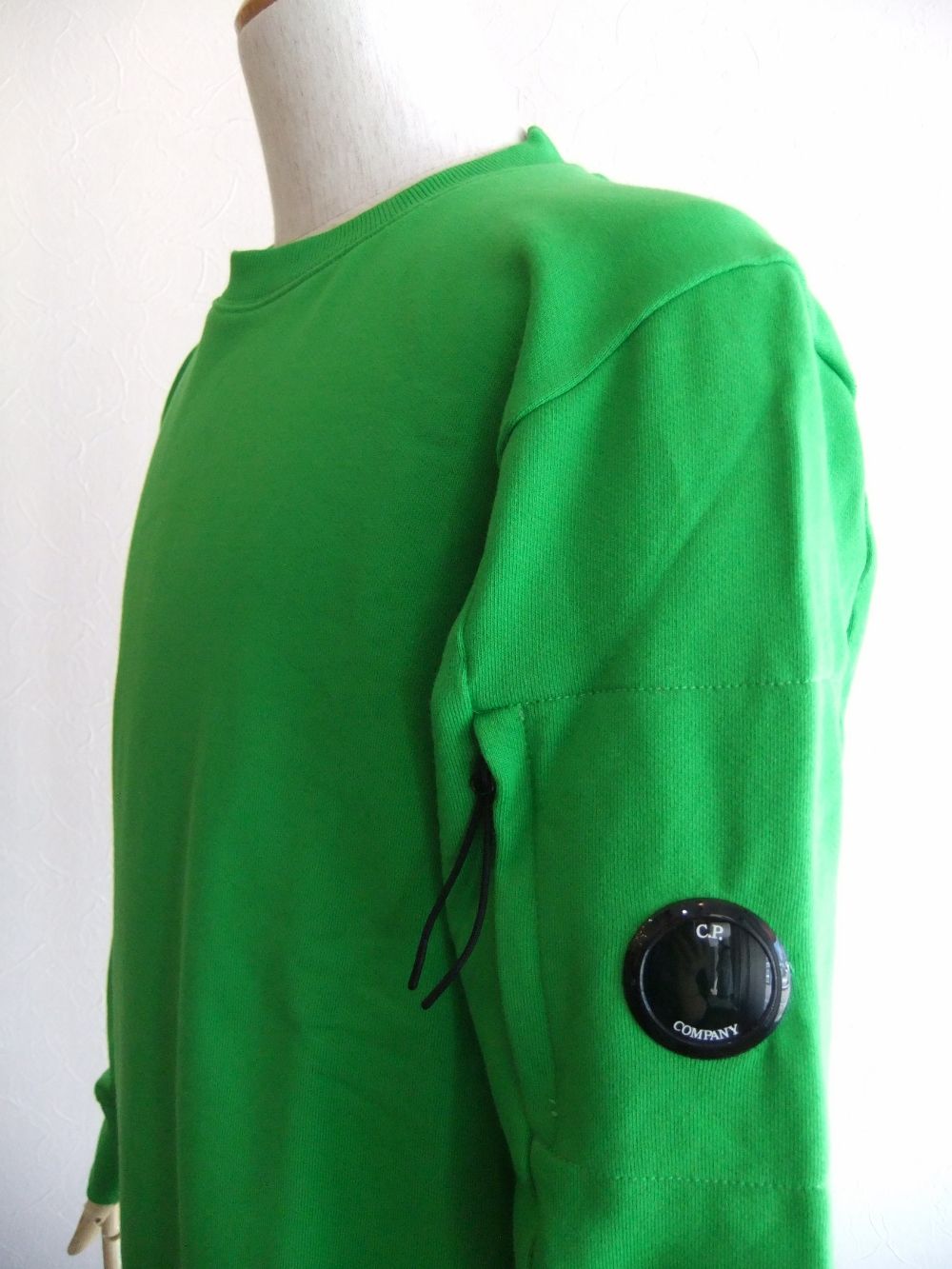 DIAGONAL RAISED FLEECE  SWEATSHIRT  (グリーン) クルーネック スウェットシャツ