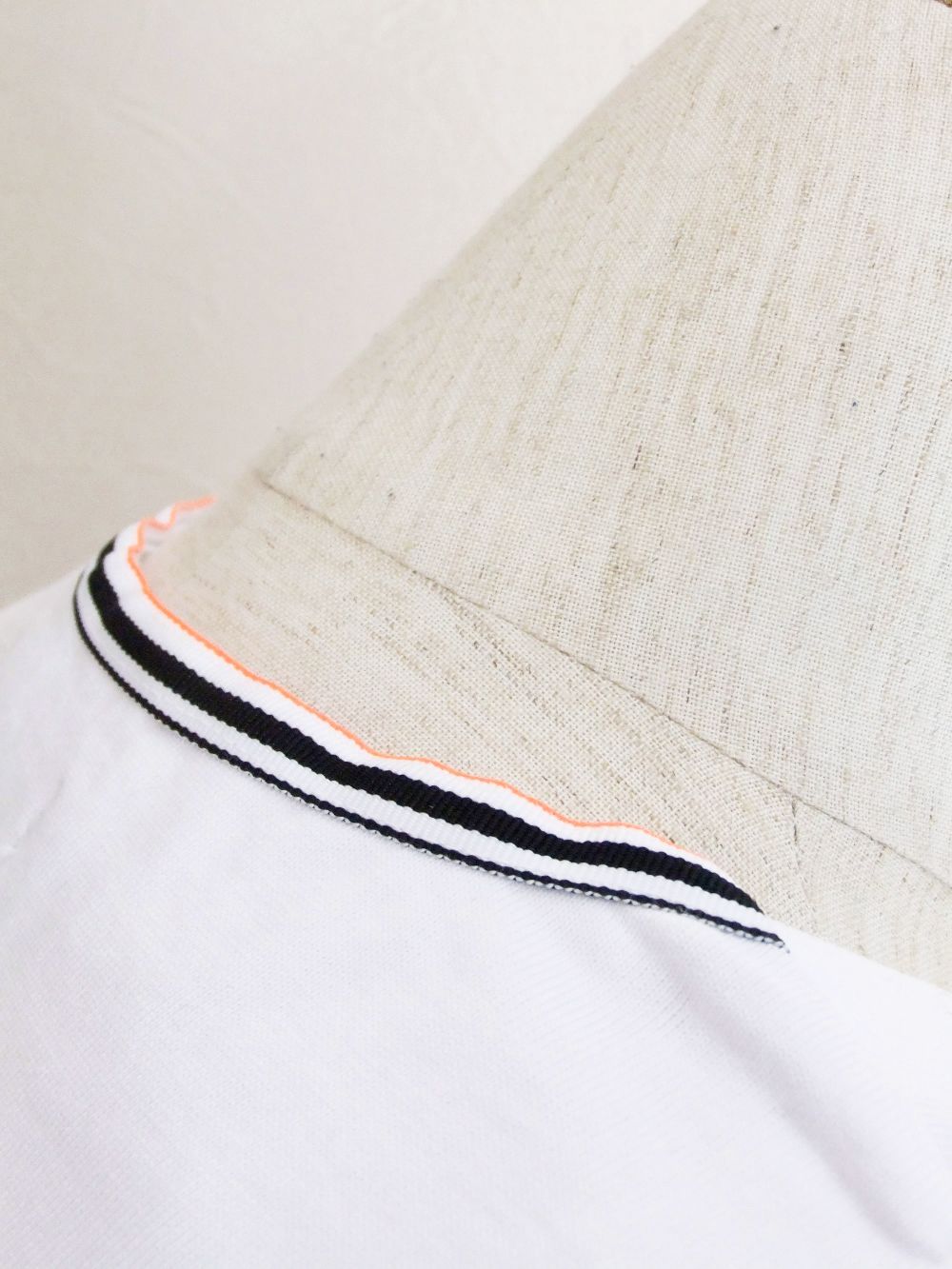 BOREA (ホワイト) ロゴ 長袖 Tシャツ
