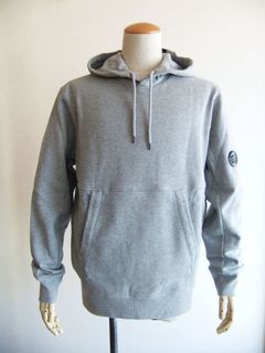 DIAGONAL RAISED FLEECE  HOODIE  (グレー) フーデッド スウェットシャツ