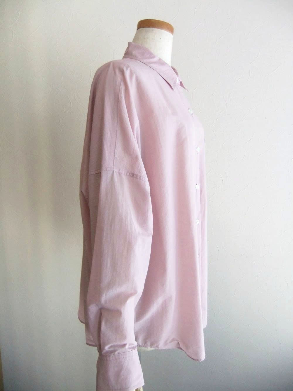 コットン ナイロン シアー シャツ   615927