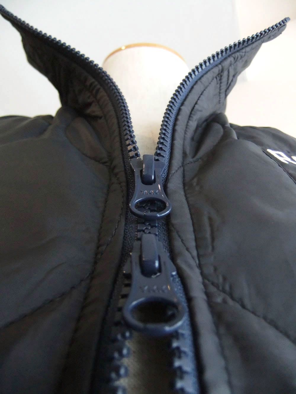 WAVY JACKEY S.S  (ネイビー)  中綿入り 半袖ブルゾン    RSM-26253