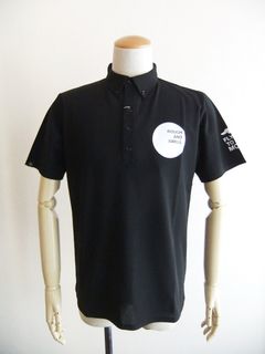 MOON POLO (ブラック)   半袖B.D.ポロ  RSM-24005