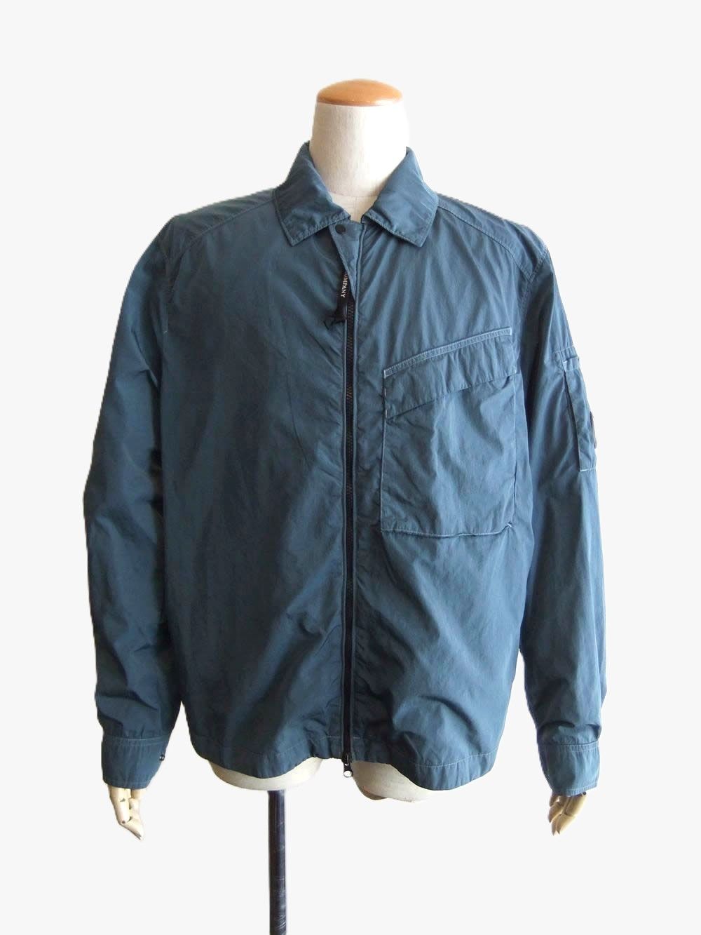 CHROME-R ZIPPED OVERSHIRT    ジップアップ オーバーシャツ