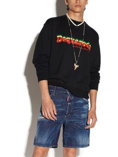 DARK BOB WASH MARINE SHORTS  ダメージ ハーフジーンズ   S71MU0708