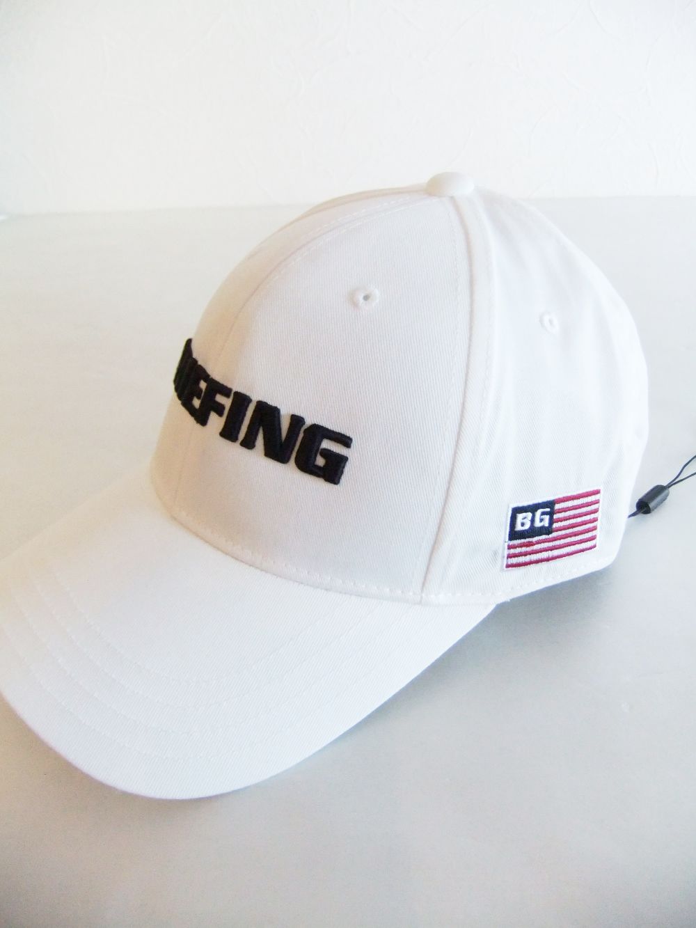 MENS BASIC CAP（ホワイト） ロゴ キャップ