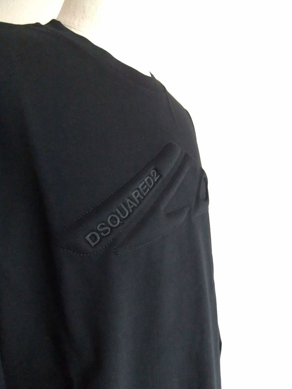 Icon New Generation Loose Fit T-Shirt  (ブラック)  ロゴプリント 長袖Tシャツ  S79GC0111