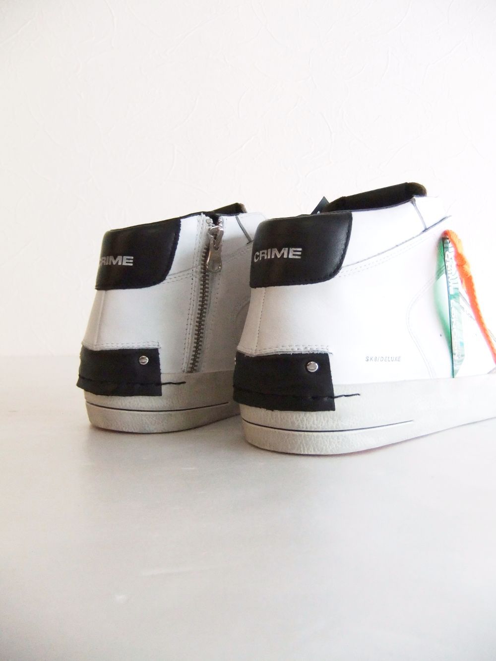 【MENS】 SK8 DELUXE MID  デラックス ミッドラバ オレンジ スニーカー  18150AA6