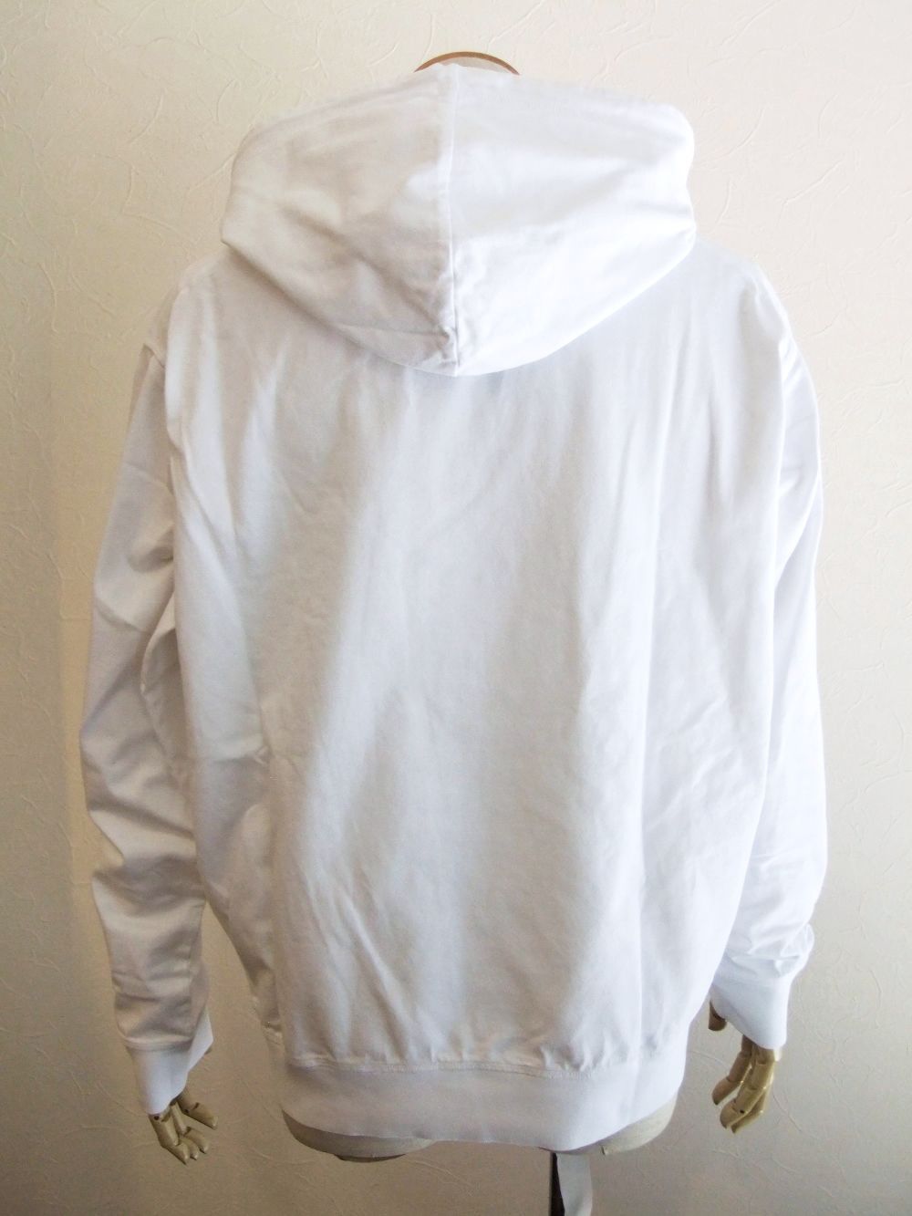 MIRROR DSQ2 LOGO HOODED SWEATSHIRT   ロゴ スウェットフーディ (ホワイト)  S74GU0495