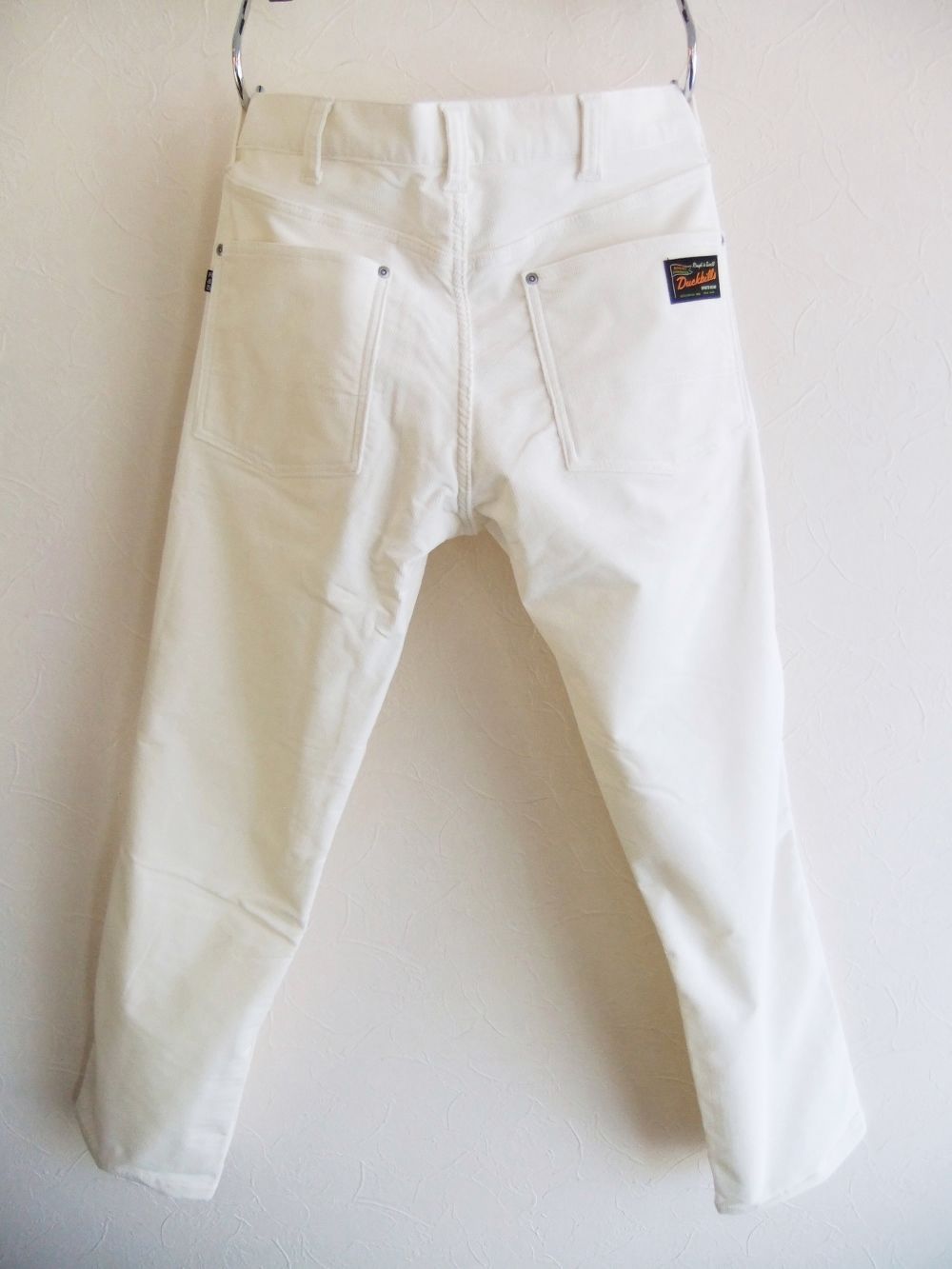 COURTNEY PANTS  (ホワイト) コットンストレッチ コーデュロイ 5Pパンツ   RSM-24263
