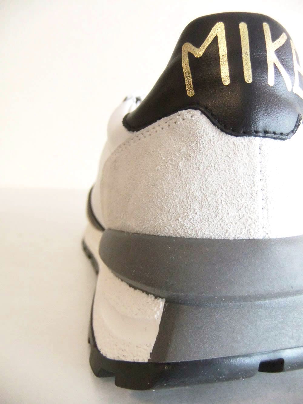 【MIKE don't do it】   レザースニーカー  RUNNING MIKE
