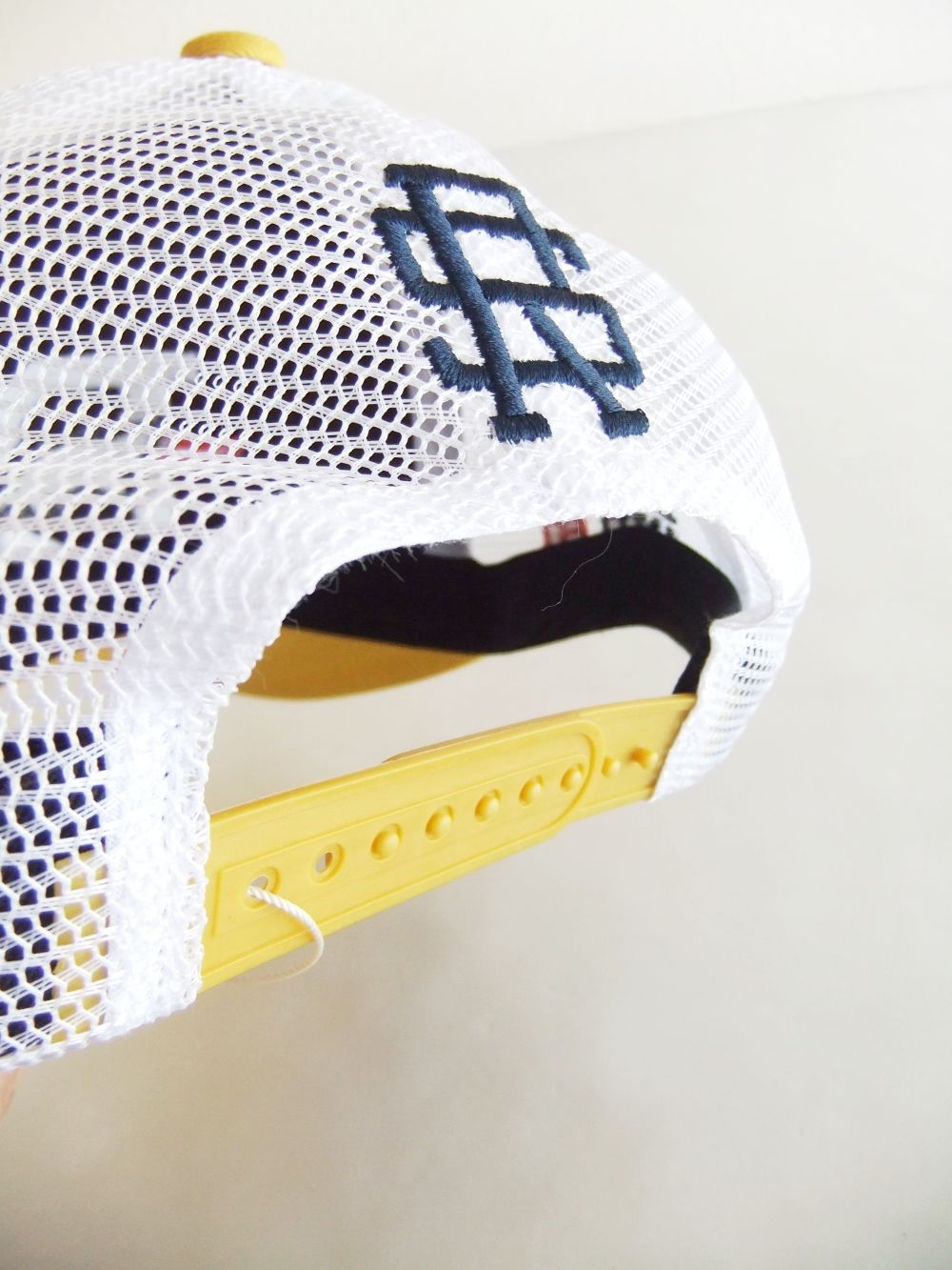 BIG D MESH CAP (イエロー) ロゴ入りキャップ RSA-23006