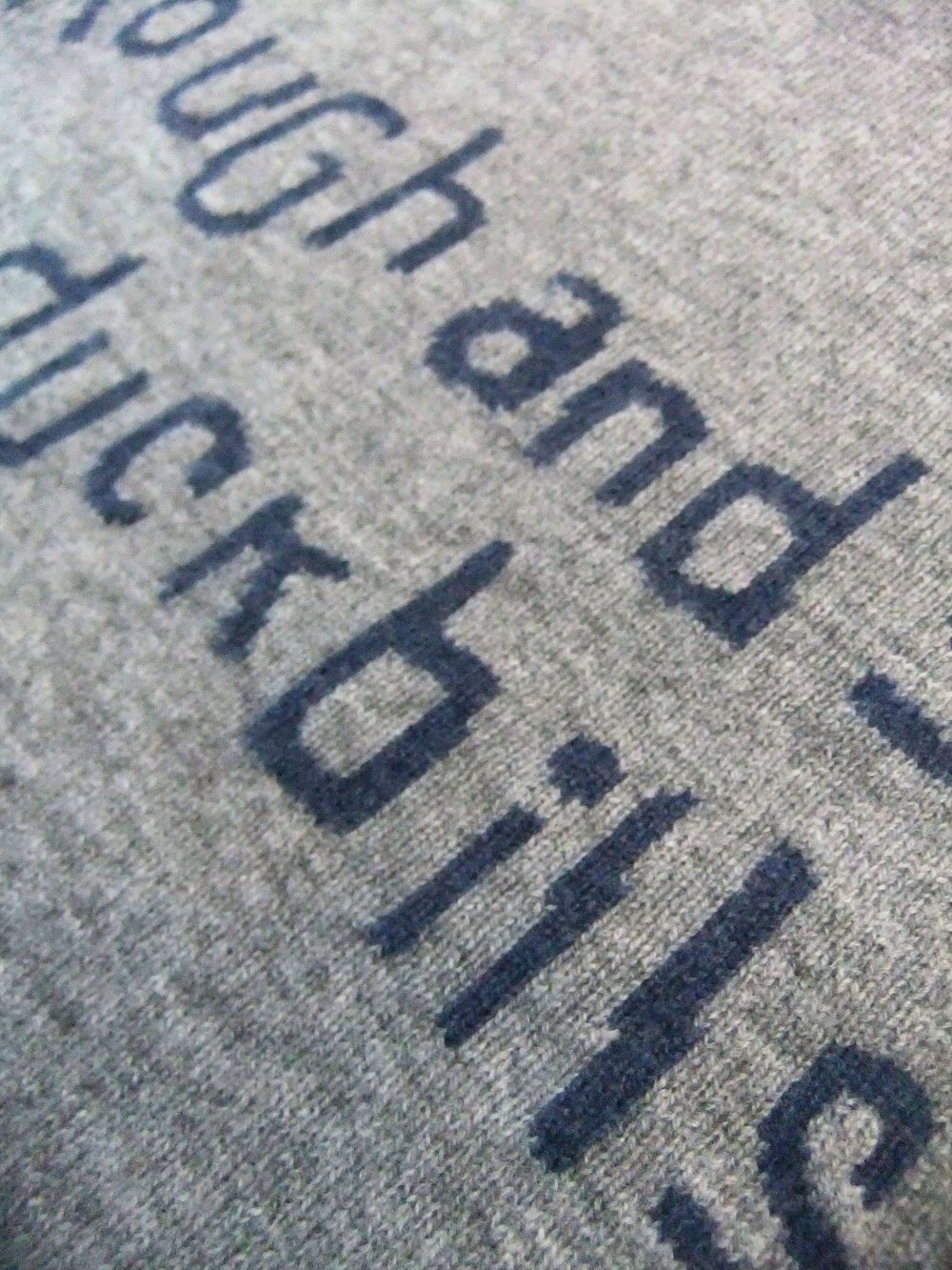 DUCKBILL CREW NECK  12G クルーネックニット (グレー)  RSM-22279