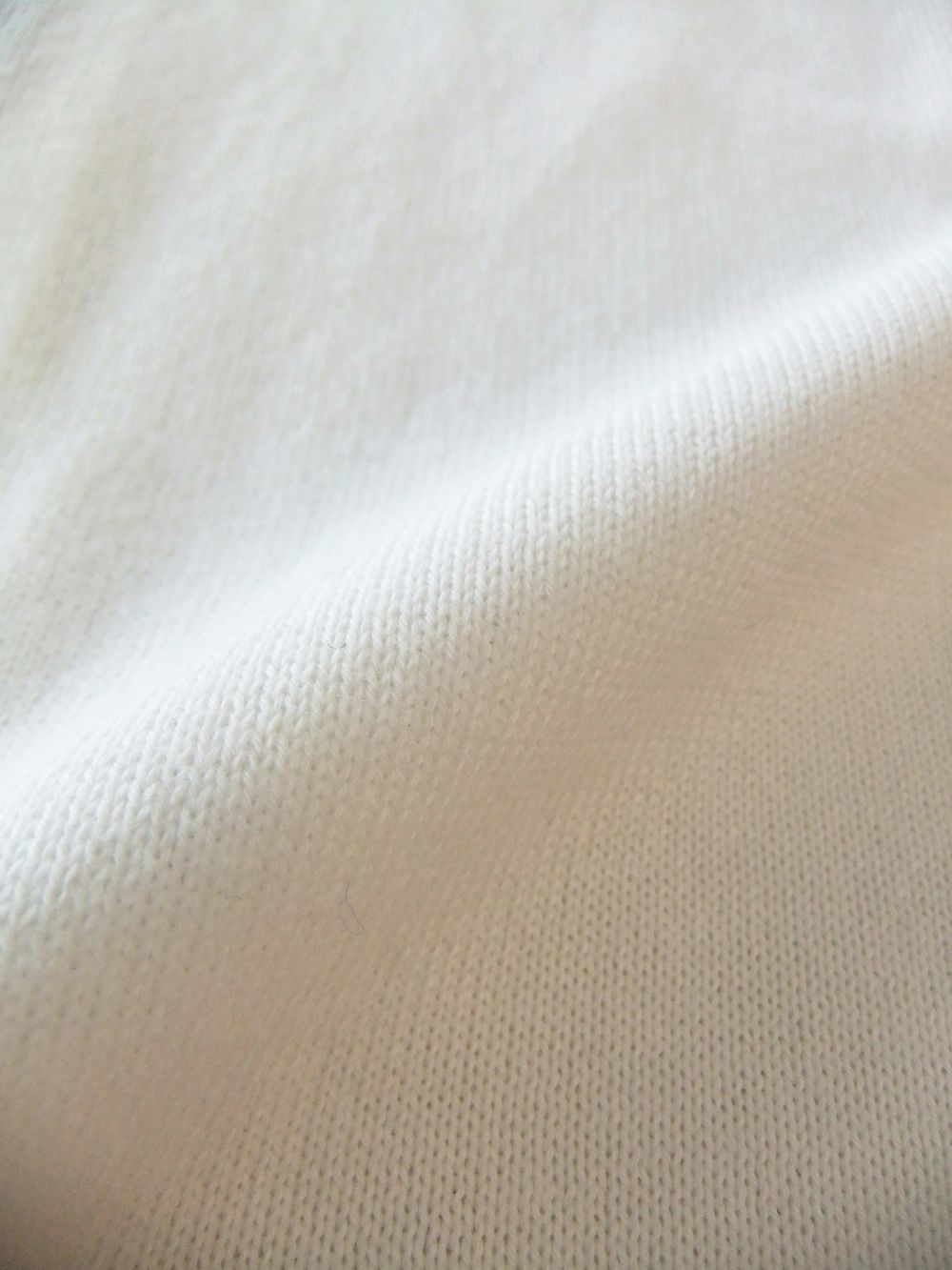 SEA ISLAND ZIPPED KNIT  (ホワイト)  ZIP カーディガン