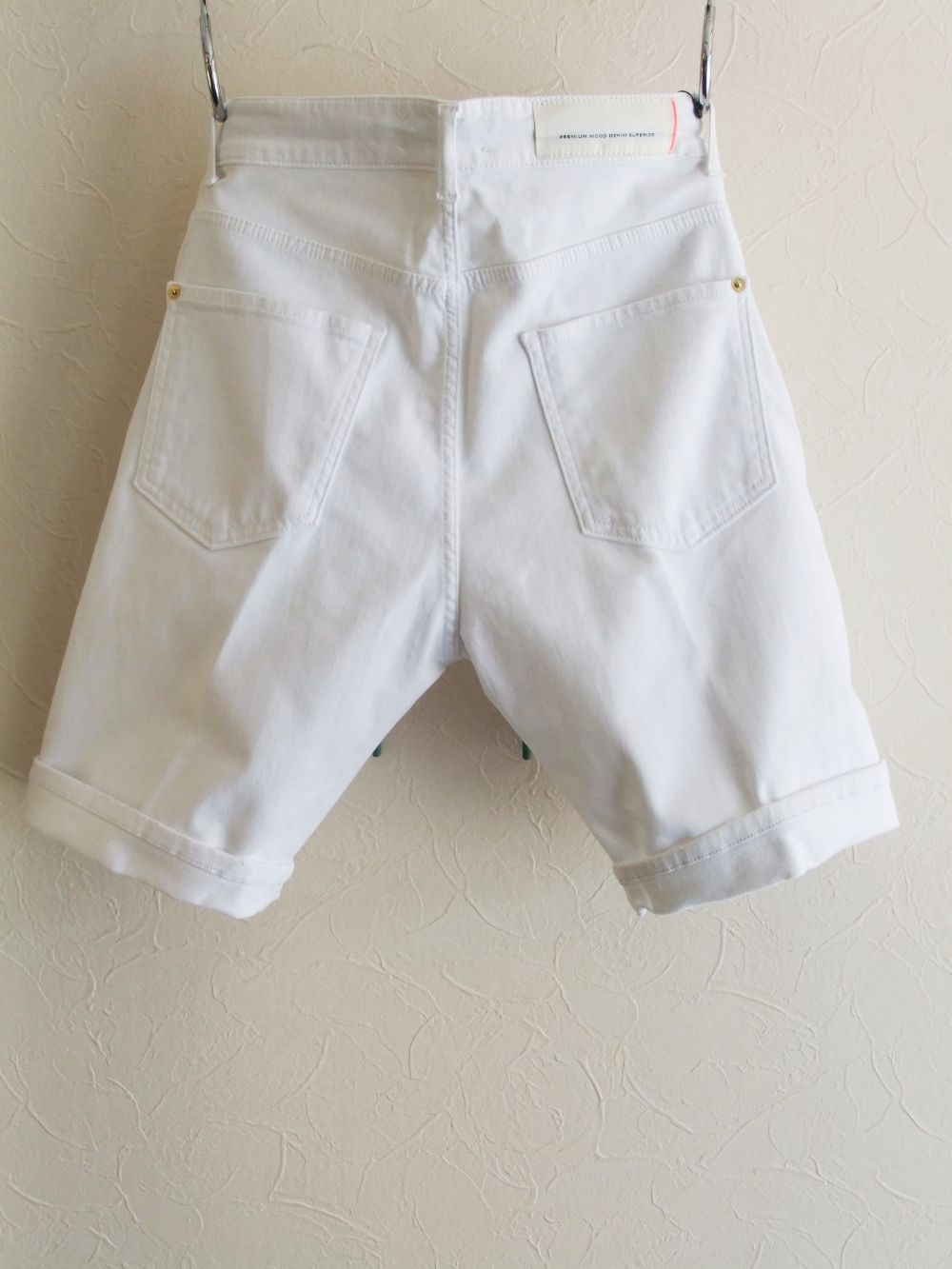 ジャジーデニム ハーフパンツ  BARRET   JERSEY EASY DENIM HALF PANT