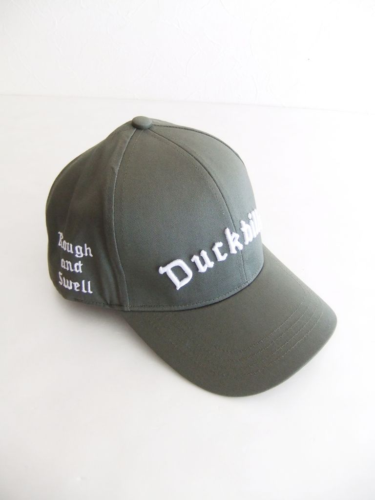 DUCKBILLS TOUR CAP ( オリーブ ) ロゴ入りキャップ RSA-22005 - フリーサイズ
