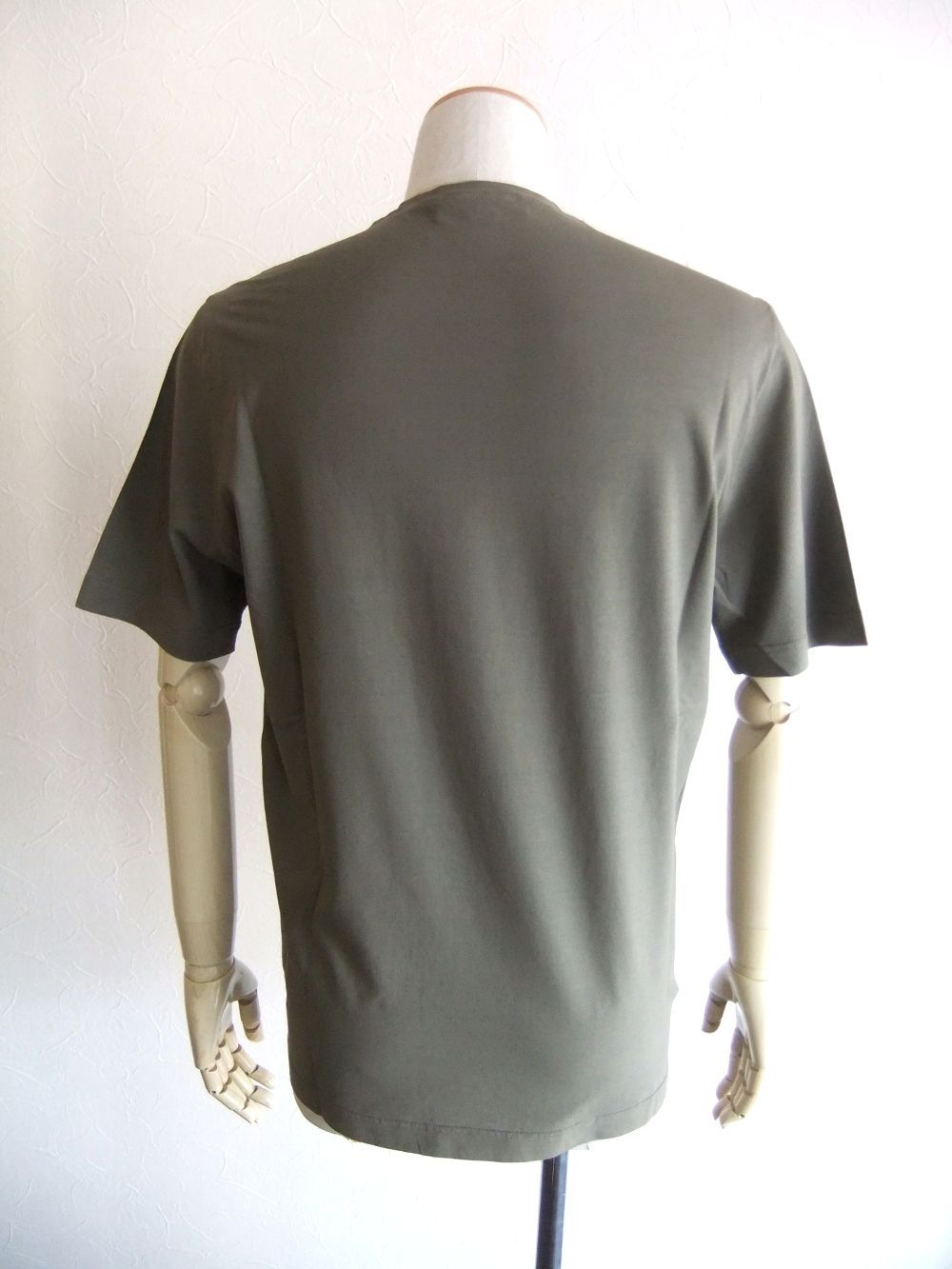 コットン クルーネック Tシャツ (ベージュ)  TSMC19