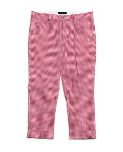 BIRMINGHAM CROPPED  ストレッチクロップドパンツ ( レッド )