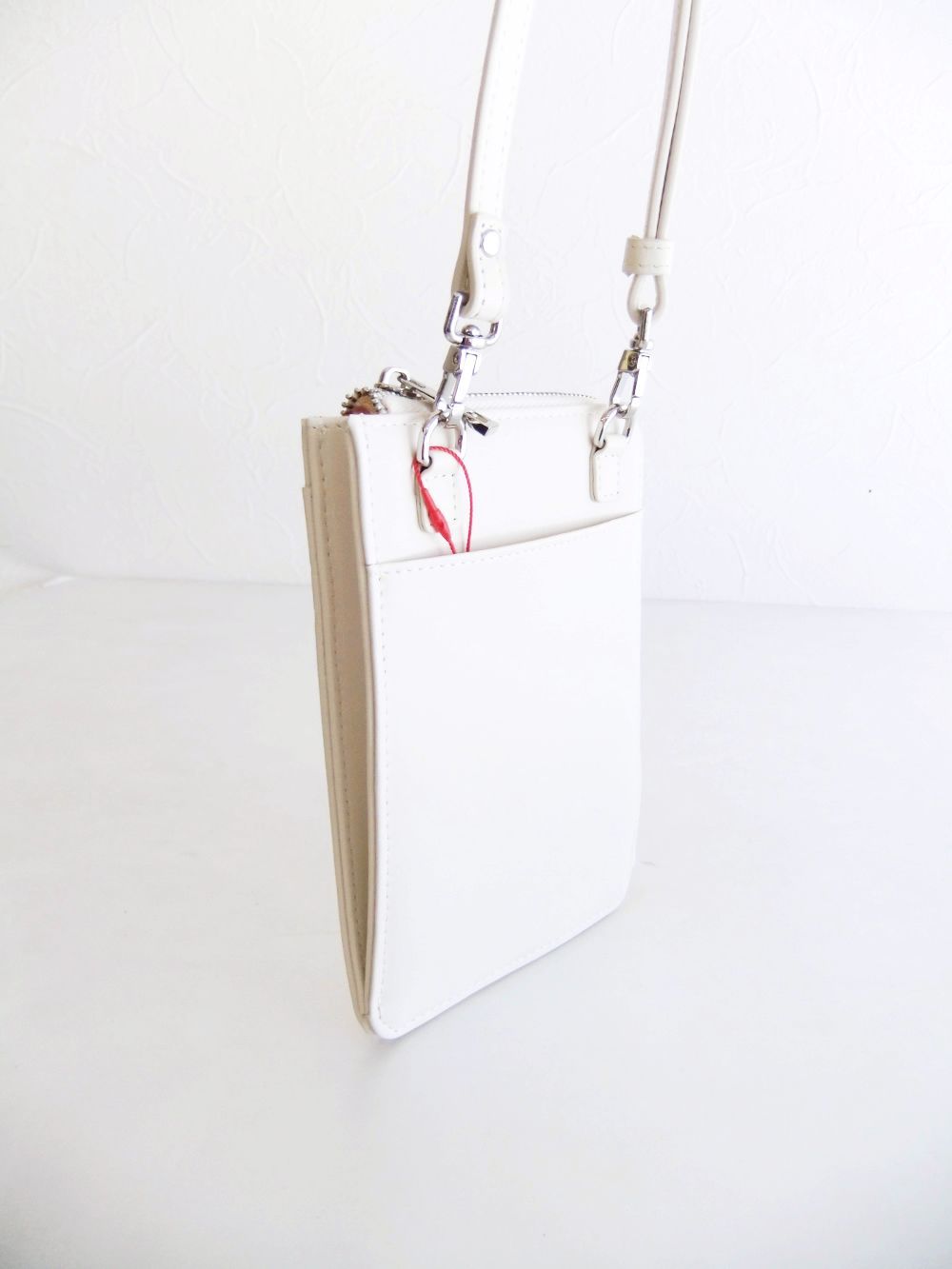 SERENA 2 - MONO PHONE CASE  モバイル ポシェット  (アイボリー)  SZ1503
