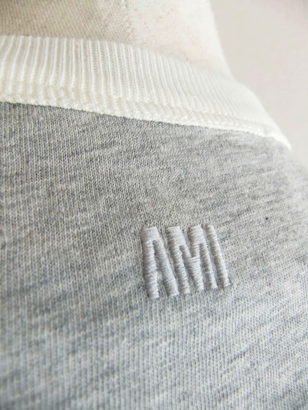 【ユニセックス】AMI DE COEUR Tシャツ  ロゴ パッチ 半袖 Tシャツ