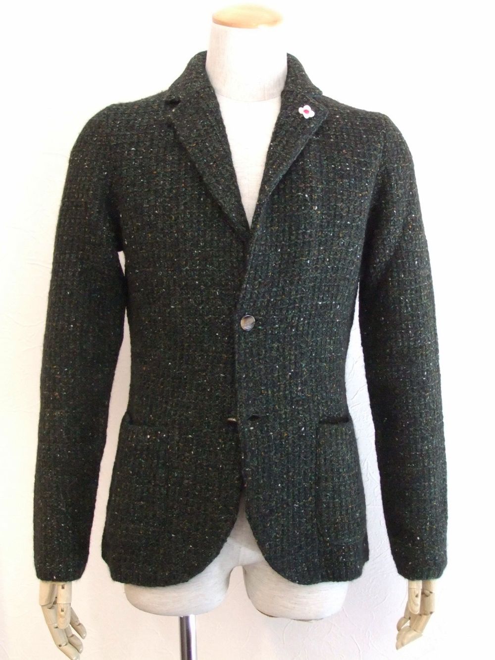 KNIT 2B JACKET  ネップニットジャケット   LJM70-55010