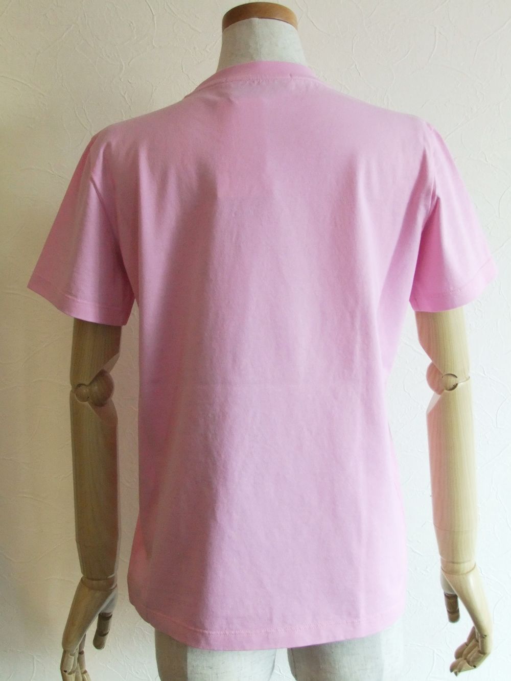 《LADIES》 SPRING ロゴ+フラワープリント コットン Tシャツ  (ピンク)  MDM170-217298-42