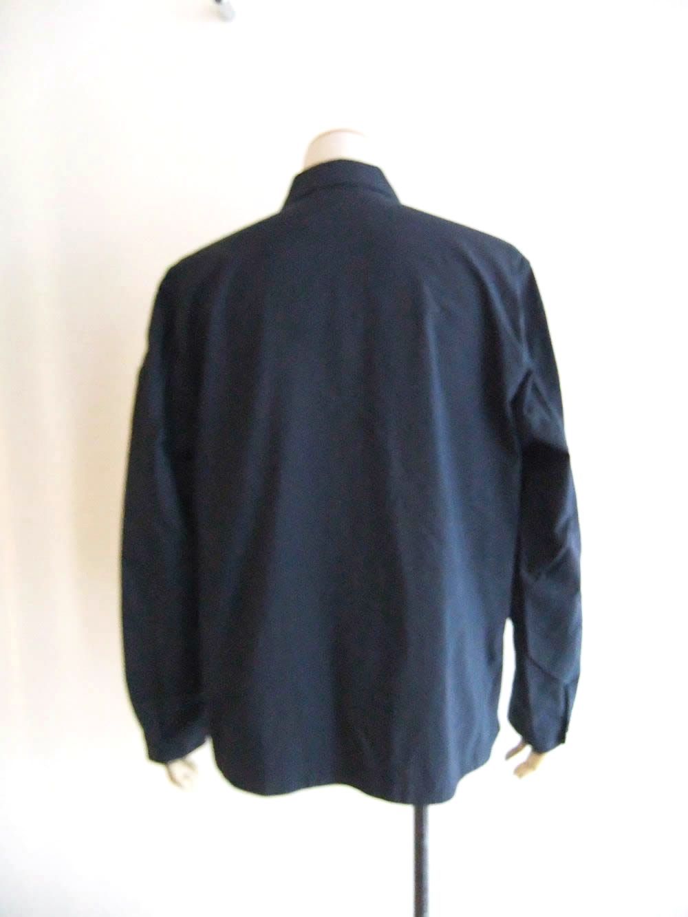 TAYLON P BUTTON LENS OVERSHIRT  (ネイビー)  オーバーシャツ ジャケット