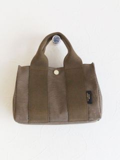 ターポリン メッシュ トートバッグ  (モカ × モカ)  GINO  V-2142