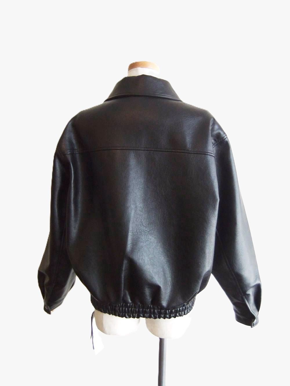 フェイクレザー ZIP ブルゾン    MMH106JDC