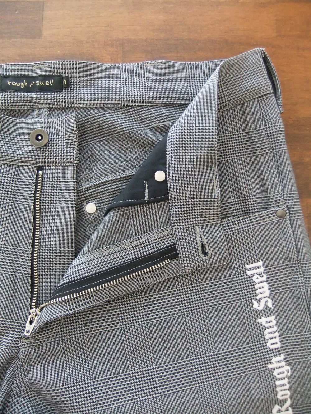 WILLIAM PANTS (グレンチェック)  ストレッチ チェック柄パンツ   RSM-22258