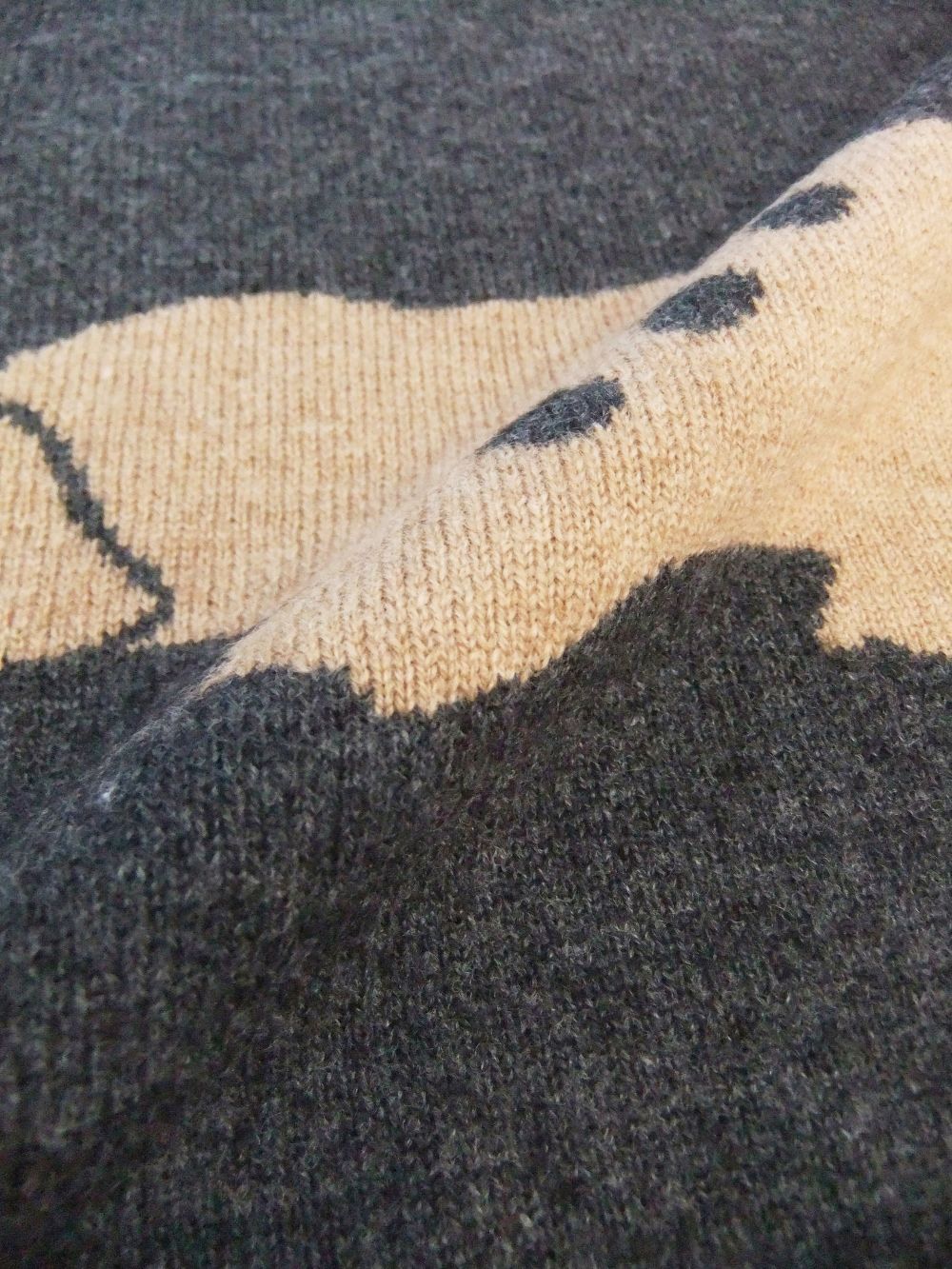 DUCKBILL CREW NECK  12G クルーネックニット (チャコールグレー)  RSM-22279