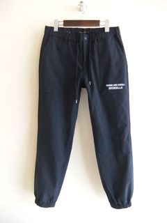 RS EASY PANTS (ネイビー) リブ ナイロン 4WAY ストレッチ パンツ   RSM-24271