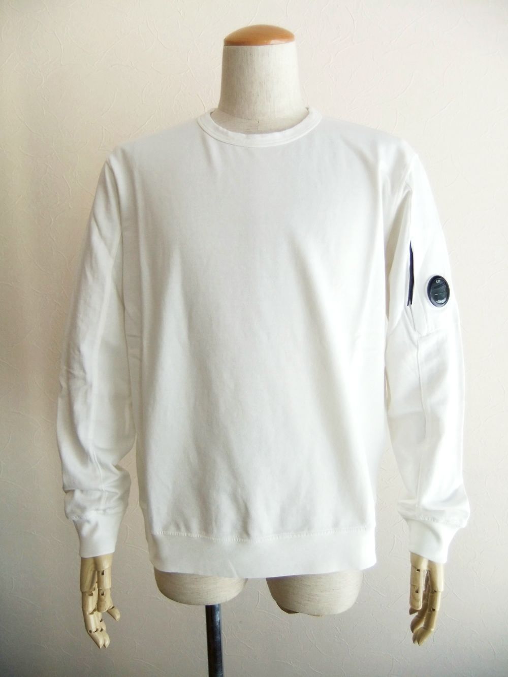 C.P. COMPANY - LIGHT FLEECE SWEATSHIRT (ホワイト) クルー